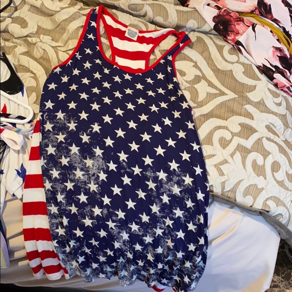 American Flag Tank Top